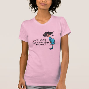 Camiseta Não uma pessoa da manhã