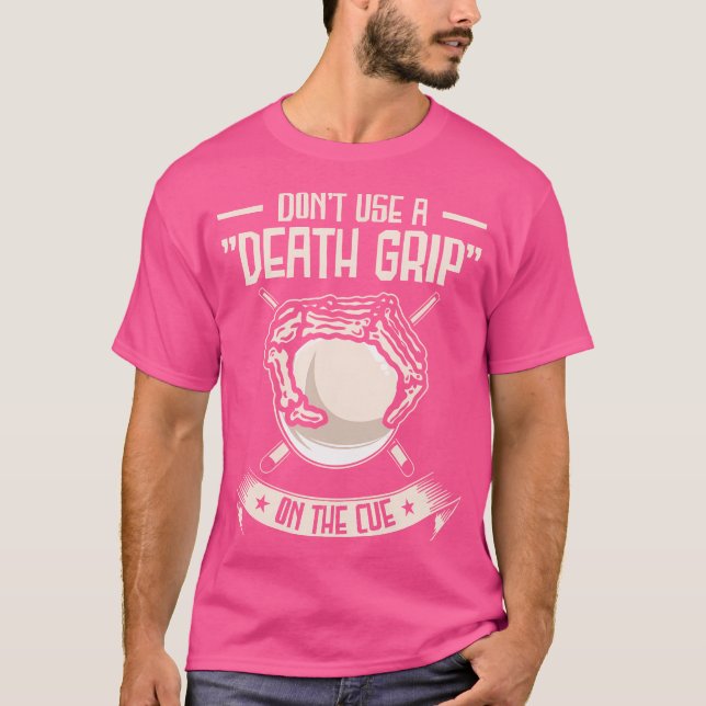 Camiseta Não Use Um Pano De Morte Na Piscina Billiard Sno (Frente)
