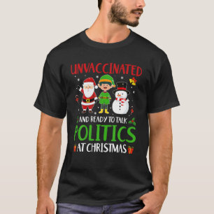 Camiseta Não Vacinados E Prontos Para Falar Política No N