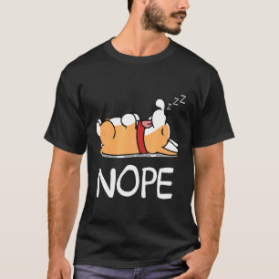 Camiseta Não Vagabundo Corgi Pet Animal Preguiçoso Cachorro