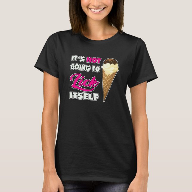 Camiseta Não vai deixar o Sorvete Cone 2 (Frente)