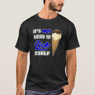 Camiseta Não vai deixar o Sorvete Cone 7