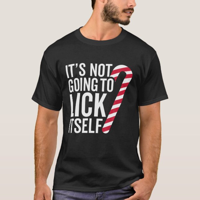 Camiseta Não vai se picar como cané doce de Natal (Frente)