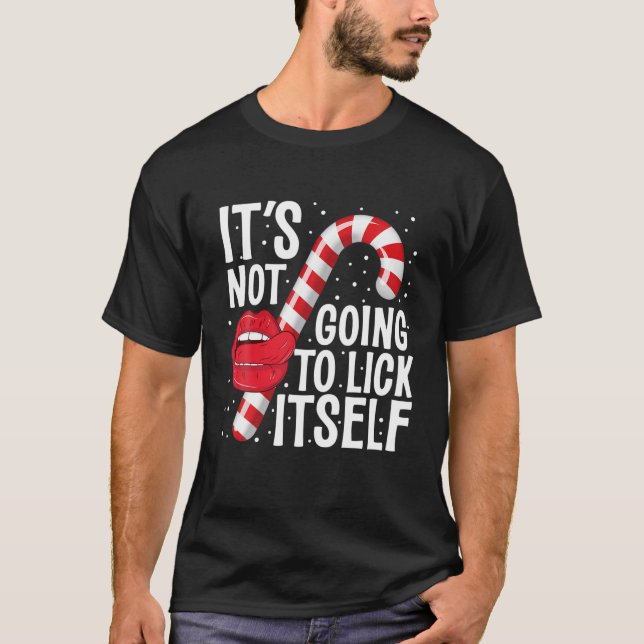Camiseta Não vai se picar como cané doce de Natal (Frente)