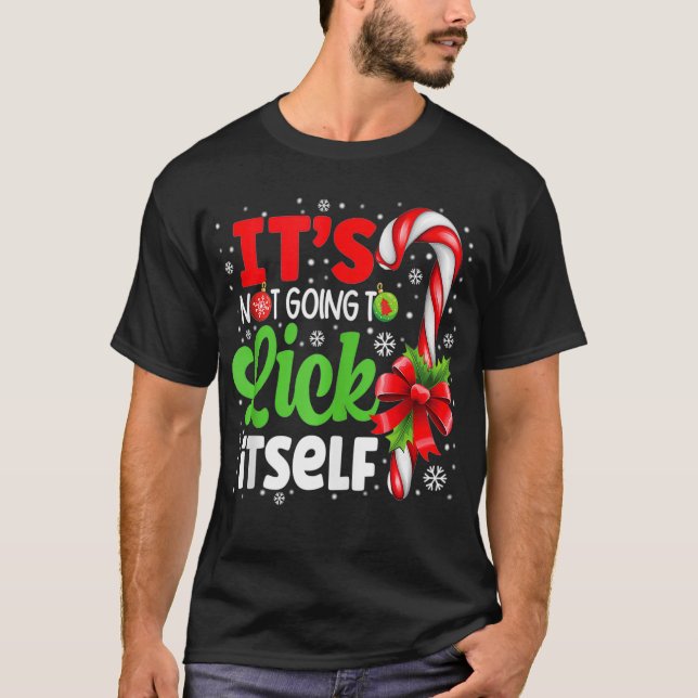 Camiseta Não vai se picar como cané doce de Natal (Frente)