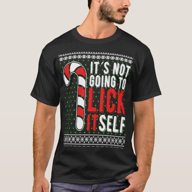 Camiseta Não vai se picar como cané doce de Natal (Frente)