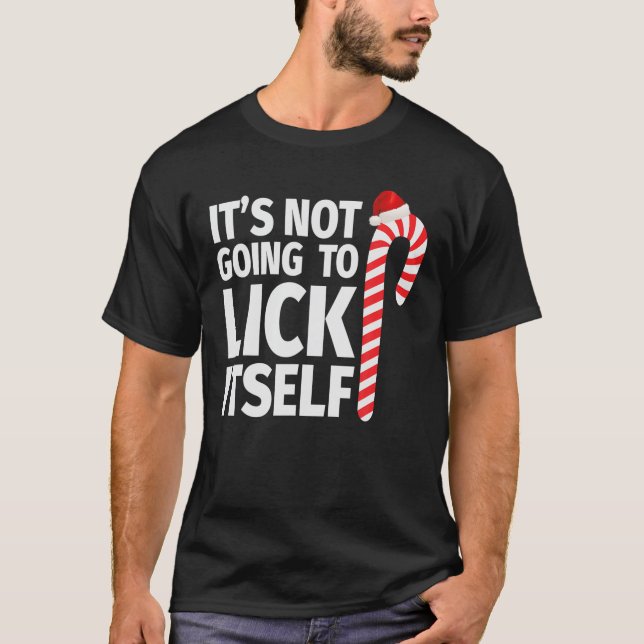 Camiseta Não vai se picar como cané doce de Natal (Frente)