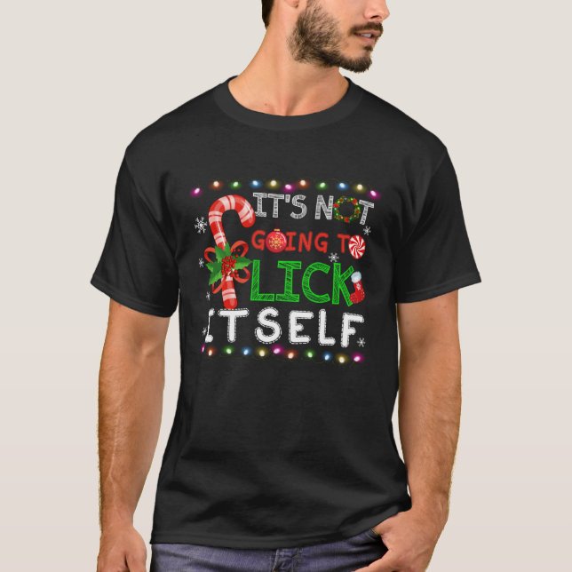 Camiseta Não vai ser o próprio Lick Adulto, Christma Engraç (Frente)