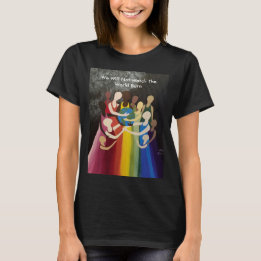 Camiseta Não Vamos Ver O Mundo Queimar (com palavras)