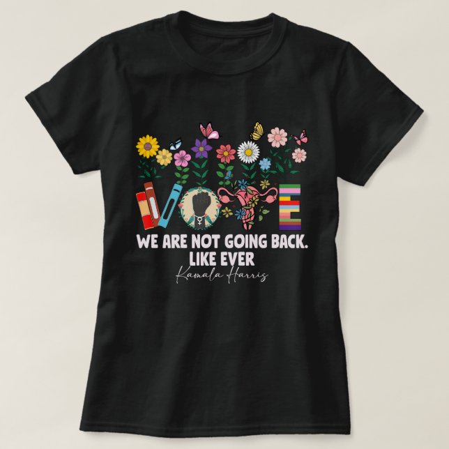 Camiseta não vamos voltar (Frente do Design)