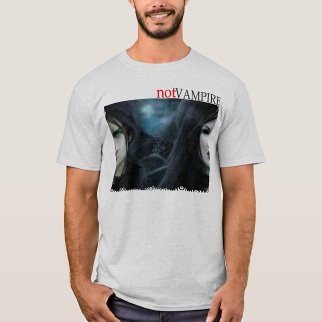 Camiseta Não vampiro: Alienígena (Frente)