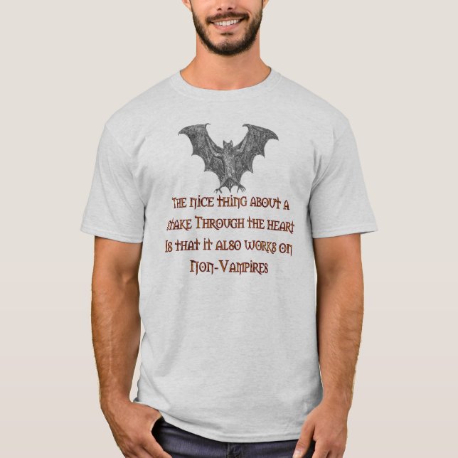Camiseta Não-Vampiros (Frente)