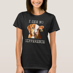Camiseta Não Vejo Diferença Vegetariano Vegano Vaca E Cacho