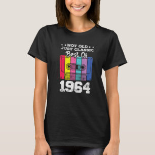 Camiseta Não Velho Apenas Clássico Vintage 1964 58º Anivers