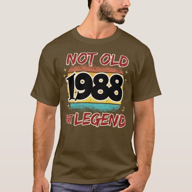 Camiseta Não Velho, mas Legenda 1988 (Frente)