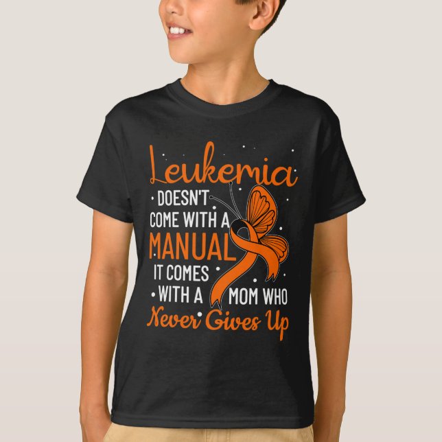 Camiseta Não vem com uma leucemia manual (Frente)