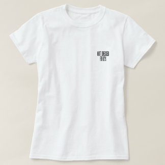 CAMISETA NÃO VESTIDO PARA O T-SHIRT DOS MENINOS