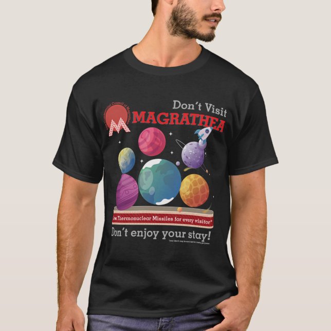 Camiseta Não Visite Magrathea (Frente)