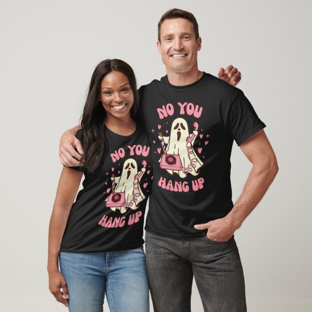 Camiseta Não, Você Prende A Faca Fantasma Engraçado Horror  (Unissex)