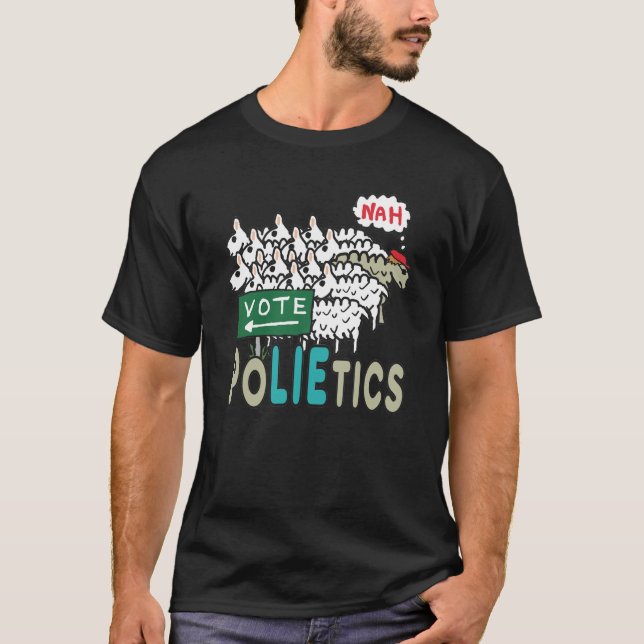 Camiseta Não Votar Política (Frente)