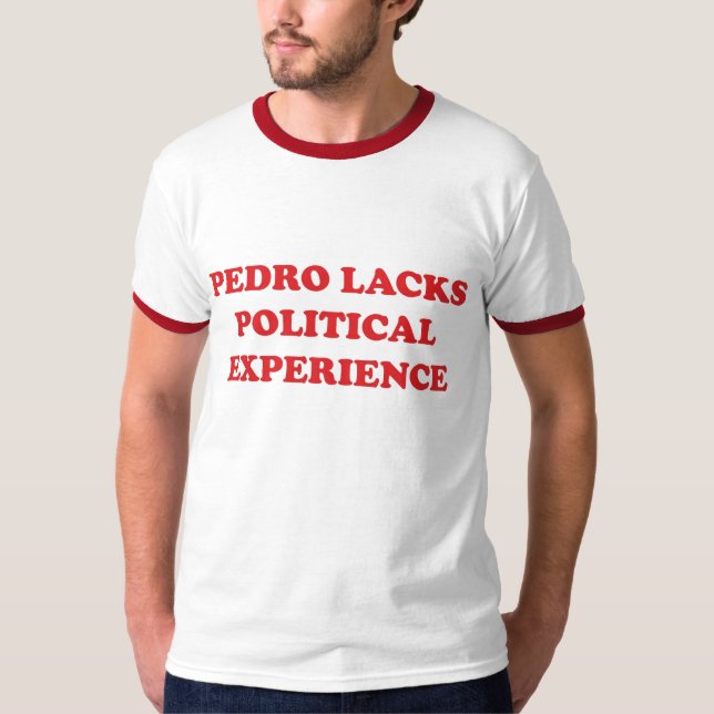 Camiseta Não vote em Pedro (Frente)