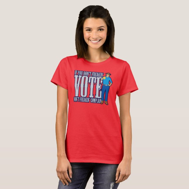 Camiseta Não VOTE Não Reclamar (Frente Completa)