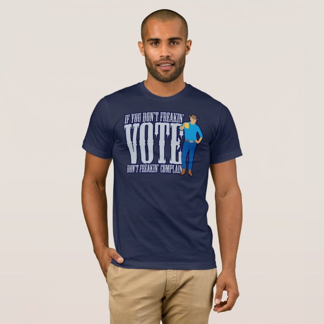 Camiseta Não VOTE Não Reclamar (Frente Completa)