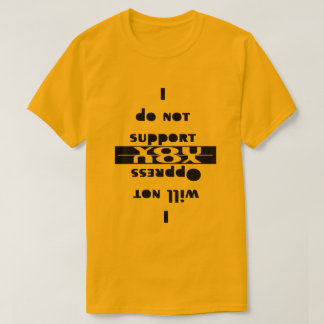 Camiseta Não vou...