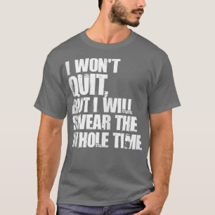 Camiseta Não vou parar, mas vou jurar o tempo todo correndo