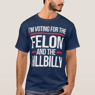 Camiseta Não vou votar no criminoso e no caipira