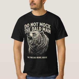 Camiseta não zombe do careca