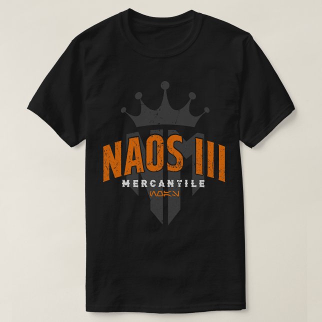 Camiseta NAOS III Mercantile (Frente do Design)