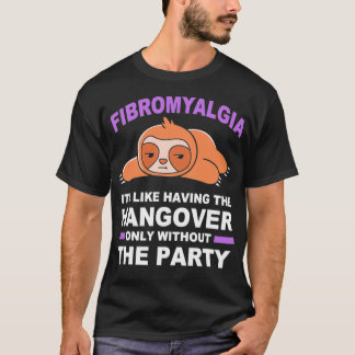 Camiseta Nap De Fibromialgia Engraçada Por Lama Roxa