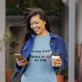 Camiseta Nap sentindo cansaço do humor do geek do aplicativ