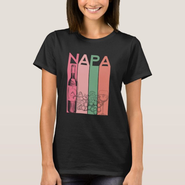 Camiseta Napa California Wine Country Valley Love R (Frente)