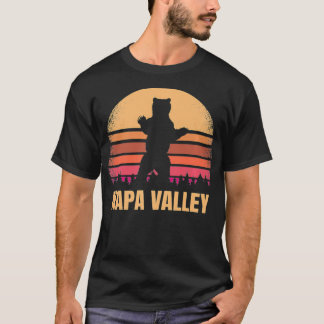 Camiseta Napa Valley CA Bear Vintage - Califor de 80 graus