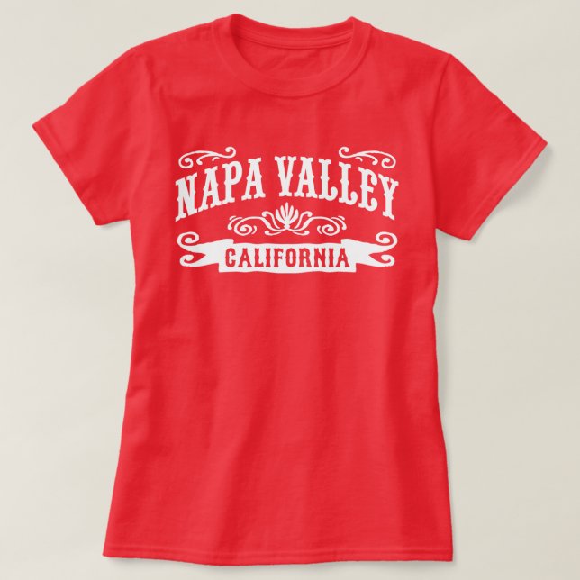 Camiseta Napa Valley California (Frente do Design)