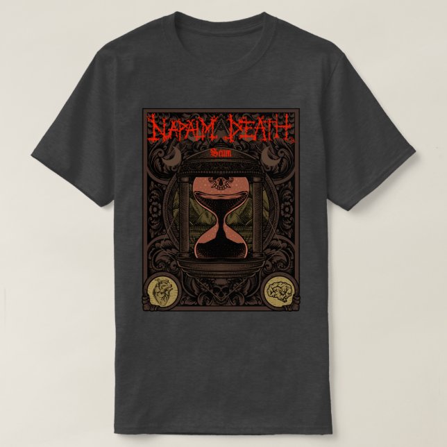 Camiseta Napalm Death king escorpiões1 (Frente do Design)