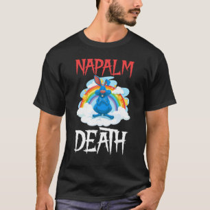 Camiseta Napalm Morte Arco Arco Coelho Pink Napalm Rabbi Mo
