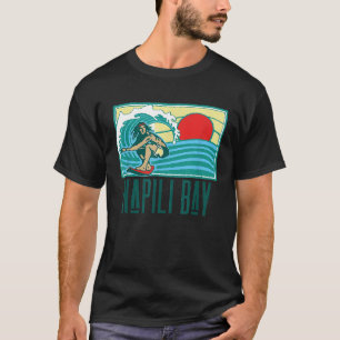 Camiseta Napili Honokowai Hawaii Vintage Surfer Wave Retro