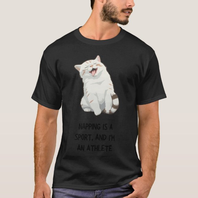 Camiseta Naping is a sport and im an athlete gift (Frente)