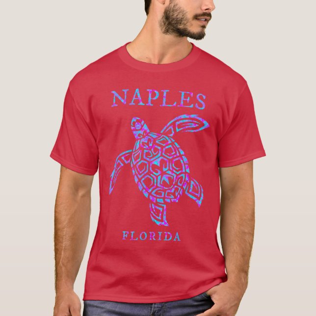 Camiseta Naples Florida Sea Turtle Vacation Souvenir Boys G (Frente)