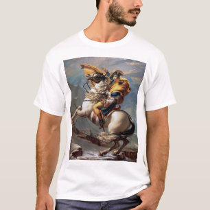 Camiseta Napoleão atravessando os Alpes, Jacques-Louis Davi