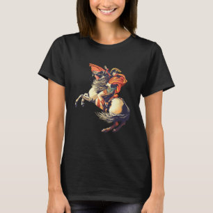 Camiseta Napoleão Bonaparte com Alpes de Pintura em Cavalo