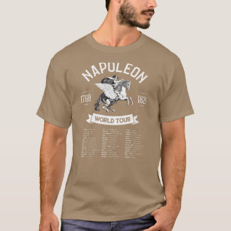 Camiseta Napoleão Bonaparte História Militar Mundial garota