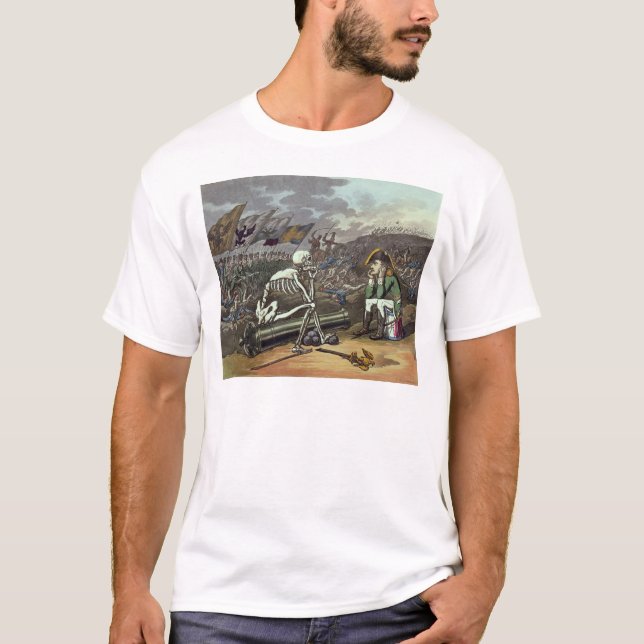 Camiseta Napoleon e esqueleto, 18o (Frente)