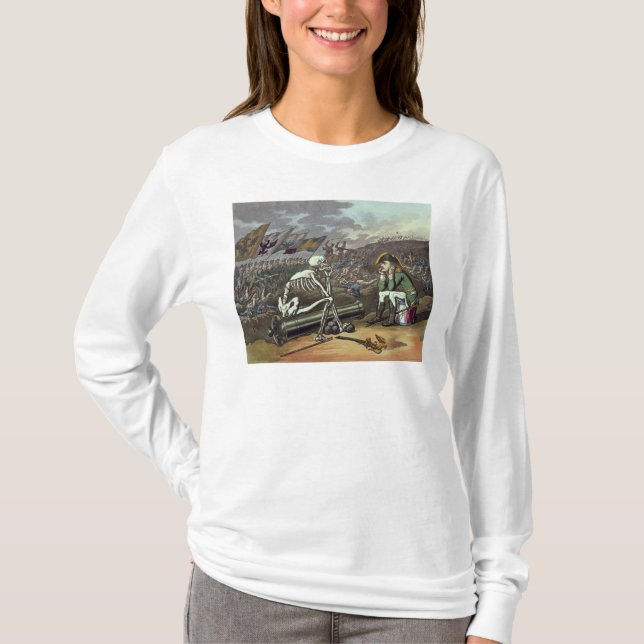 Camiseta Napoleon e esqueleto, 18o (Frente)