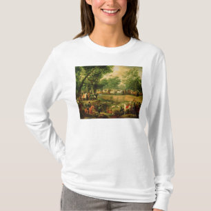 Camiseta Napoleon em uma caça na floresta de Compiegne,