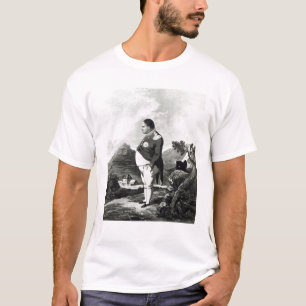Camiseta Napoleon na ilha de St Helena, 1820