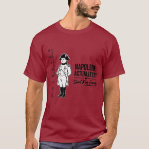 Camiseta Napoleon Na Verdade 1,68m Energia de Rei Baixo Eng
